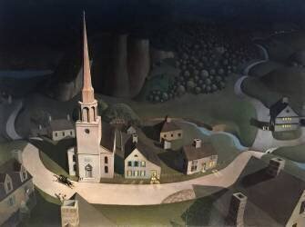 La chevauchée nocturne de Paul Revere (Grant Wood) - Muzeo.com