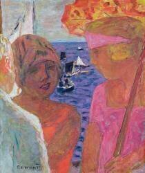 La conversation à Arcachon (Pierre Bonnard) - Muzeo.com