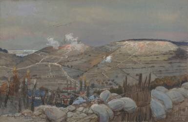 La crête des Eparges, 23 septembre 1915 (François Flameng) - Muzeo.com
