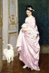 La Dame Aux Chats (Joseph Caraud) - Muzeo.com