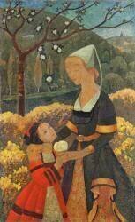 La Dame de Kerbrau (Paul Serusier) - Muzeo.com