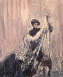 La dame en noir (Pierre Laprade) - Muzeo.com