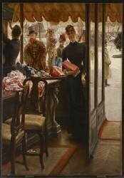 La demoiselle du magasin (James Tissot) - Muzeo.com