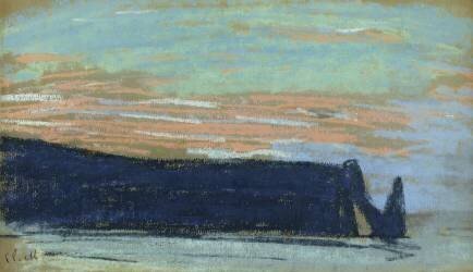 La falaise d'Etretat (Claude Monet) - Muzeo.com