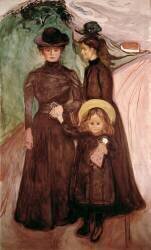 La famille sur la route (Edvard Munch) - Muzeo.com