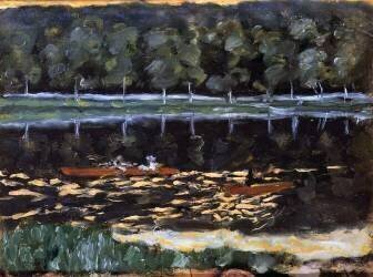 La fête de l'aviron (Pierre Bonnard) - Muzeo.com
