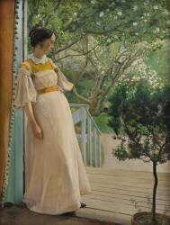 La femme de l'artiste (Laurits Andersen Ring) - Muzeo.com