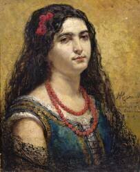 La femme espagnole (Henri Regnault) - Muzeo.com