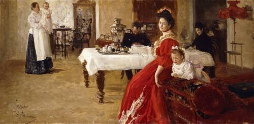 La fille de l'artiste (Ilya Répine) - Muzeo.com