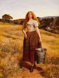 La Fille du Fermier (John Everett Millais) - Muzeo.com