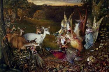 La forêt enchantée (John Anster Fitzgerald) - Muzeo.com