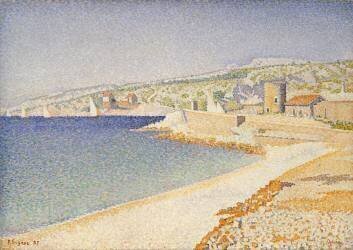 La jetée à Cassis (Paul Signac) - Muzeo.com
