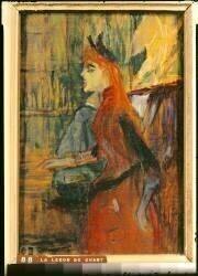 La leçon de chant (Henri de Toulouse-Lautrec) - Muzeo.com
