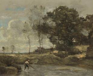 La levée des filets (Jean-Baptiste Camille Corot) - Muzeo.com