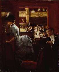 La loge, au Théâtre des Variétés (Jean Béraud) - Muzeo.com