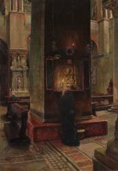 La Madonna del Bacio à San Marco (Jean-Louis-Ernest Meissonier) - Muzeo.com