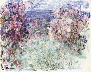 La Maison parmi les Roses (Claude Monet) - Muzeo.com