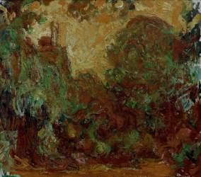 La Maison vue du Jardin aux Roses (Claude Monet) - Muzeo.com