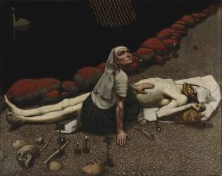 La mère de Lemminkainen (Akseli Gallen-Kallela) - Muzeo.com