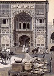La mosquée de Nazir Khan, Lahore (Harry Hamilton Johnston) - Muzeo.com