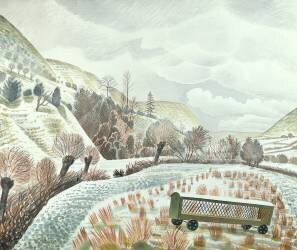 La neige du nouvel an (Eric Ravilious) - Muzeo.com