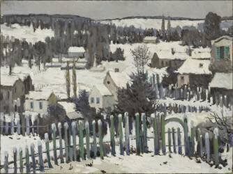 La neige à Chaville (Alexandre Altmann) - Muzeo.com