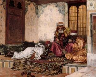 La Partie d'échecs (Rudolf Ernst) - Muzeo.com