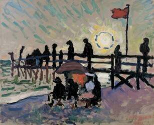 La passerelle à Sainte-Adresse (Albert Marquet) - Muzeo.com