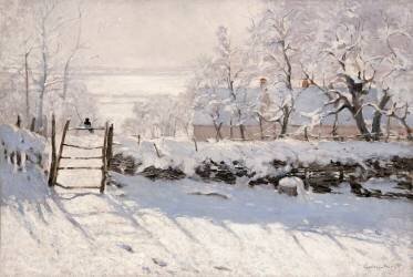 La pie (Claude Monet) - Muzeo.com