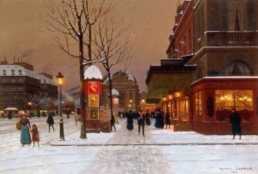 La Place St Michel (Marcel Lebrun) - Muzeo.com