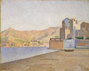 La plage de la ville (Paul Signac) - Muzeo.com