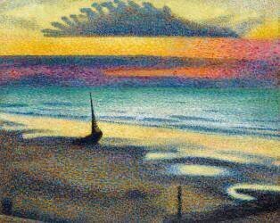 La Plage à Heist (Georges Lemmen) - Muzeo.com