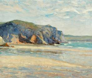 La Plage à Morgat, Finistère (Maxime Maufra) - Muzeo.com