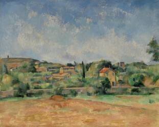 La plaine de Bellevue (Paul Cézanne) - Muzeo.com
