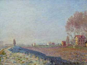 La plaine de Colombes (Claude Monet) - Muzeo.com