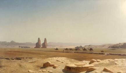 La Plaine de Thèbes (Haute-Egypte) (Jean-Léon Gérôme) - Muzeo.com