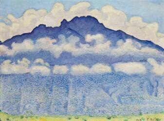 La pointe d'Andey, vallée de l'Arve (Haute-Savoie) (Ferdinand Hodler) - Muzeo.com