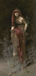 La Prêtresse de Delphes (John Collier) - Muzeo.com