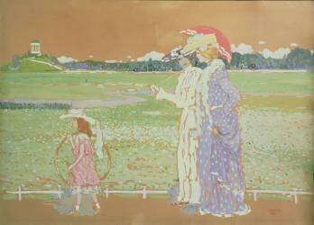 La promenade (Wassily Kandinsky) - Muzeo.com