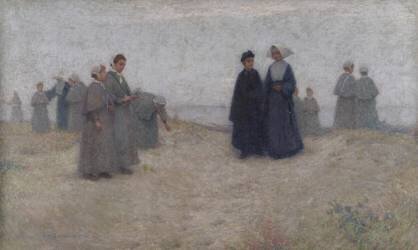 La promenade des orphelins (Henri Le Sidaner) - Muzeo.com