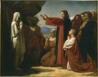 La résurrection de Lazare (Léon Bonnat) - Muzeo.com
