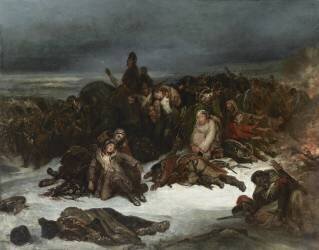 La Retraite de l'Armée de Napoléon de la Russie en 1812 (Ary Scheffer) - Muzeo.com