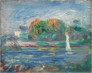 La rivière bleue (Auguste Renoir) - Muzeo.com