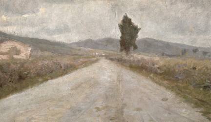La route de la Toscane (Amedeo Modigliani) - Muzeo.com