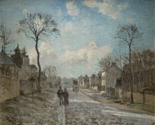 La route de Louveciennes (Camille Pissarro) - Muzeo.com