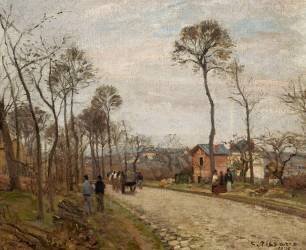 La route de Louveciennes (Camille Pissarro) - Muzeo.com