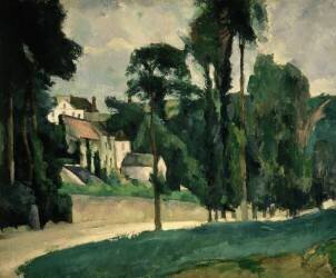 La route de Pontoise (Paul Cézanne) - Muzeo.com