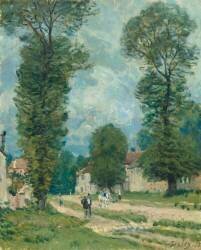 La route de Versailles (Alfred Sisley) - Muzeo.com
