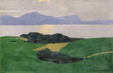 La Salève et le lac (Félix Vallotton) - Muzeo.com