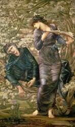 La séduction de Merlin (Edward Burne-Jones) - Muzeo.com